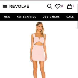 pink mini dress from revolve